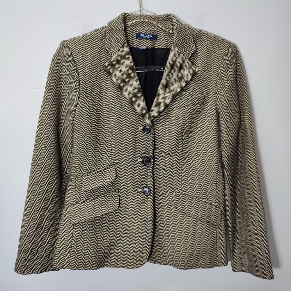 CHAPS blazer size 4 %100 cotton